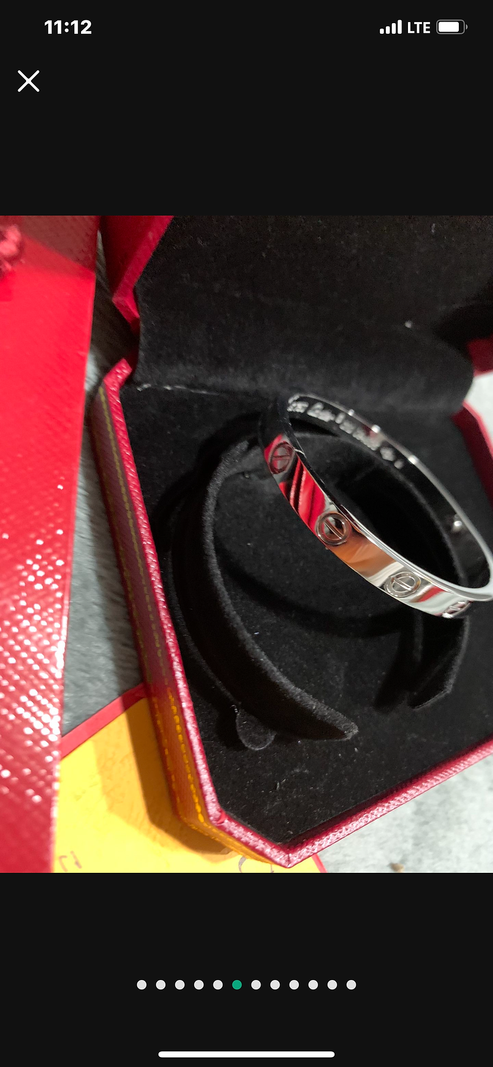Thumbnail: Cartier's Love bracelet,   gold or silver