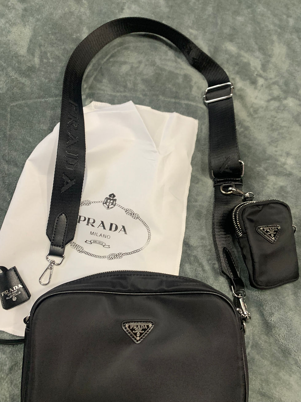 Thumbnail: BLACK PRADA CROSSBODY