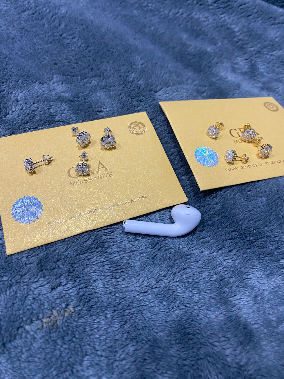 Thumbnail: Moisanite round clusters.  6mm,7.2mm,9mm,