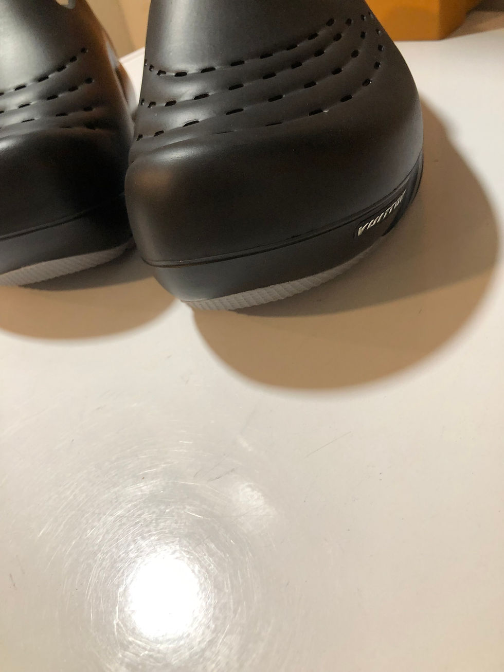 Thumbnail: lv shark clogs.          43, only