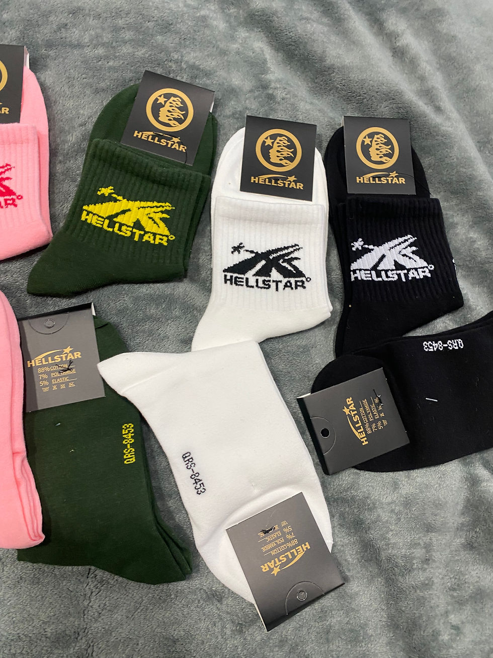 Thumbnail: Hellstar socks.  2.For $15