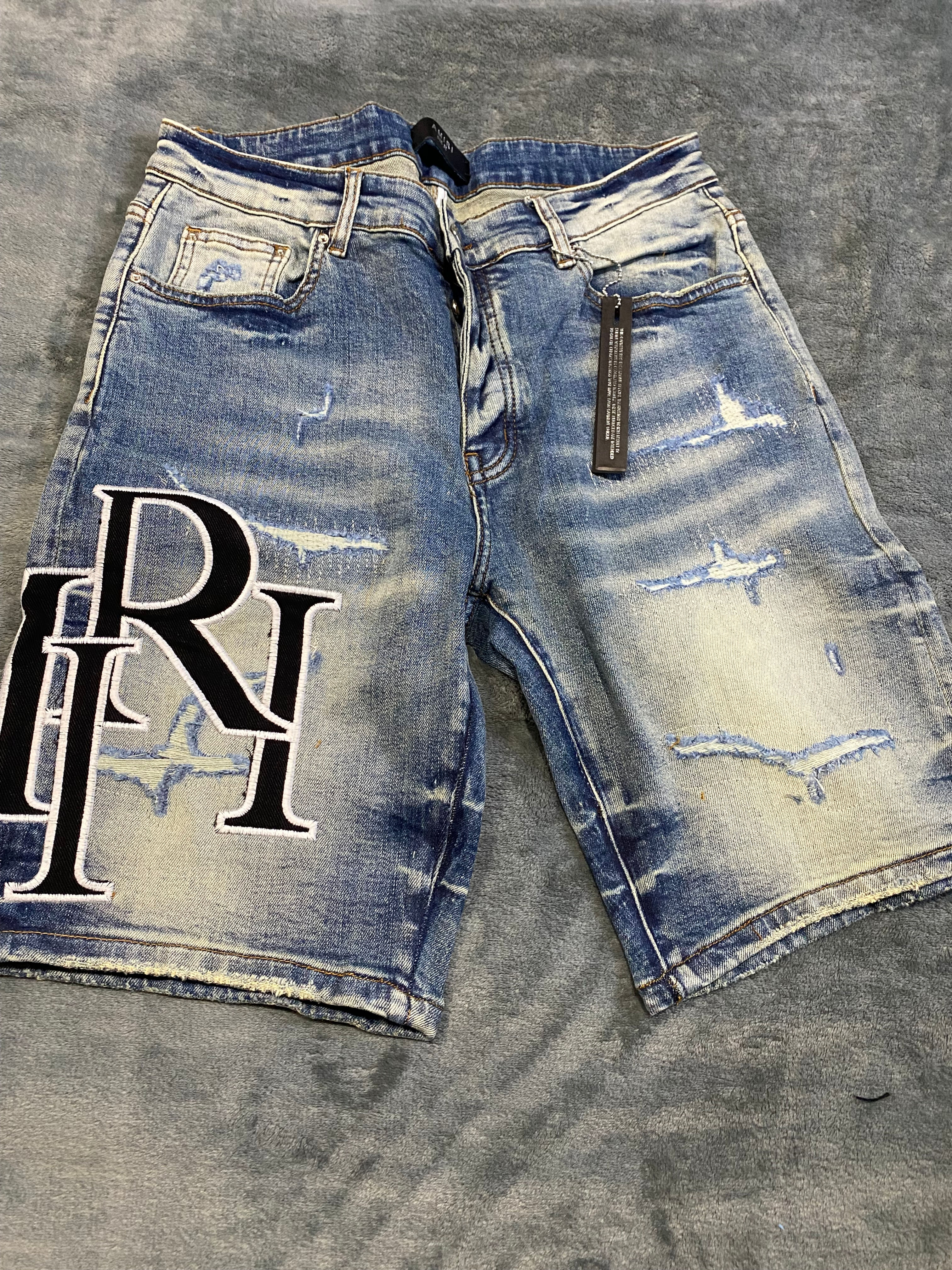 Amiri jean shorts.