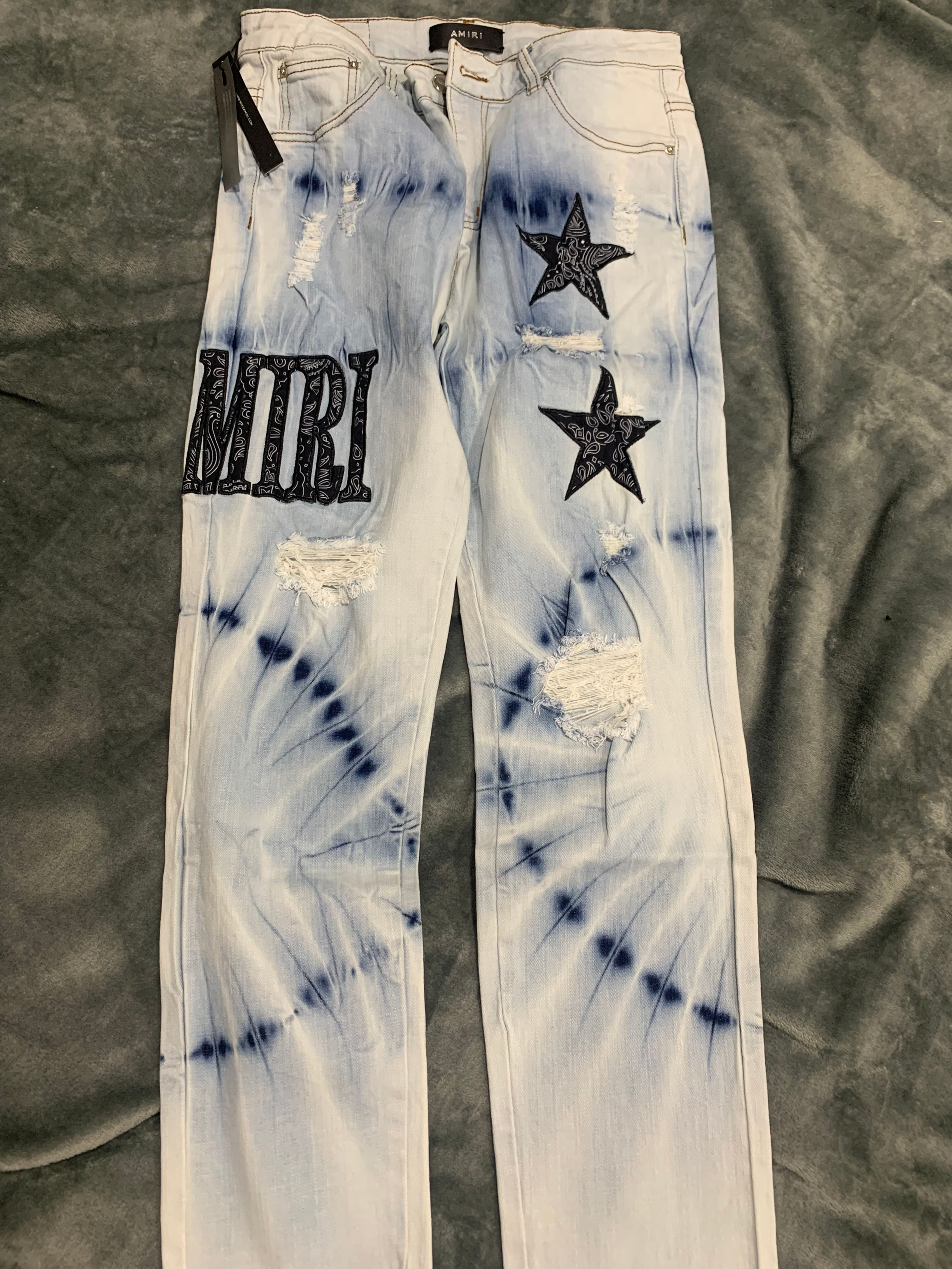 light blue Amiri Jeans