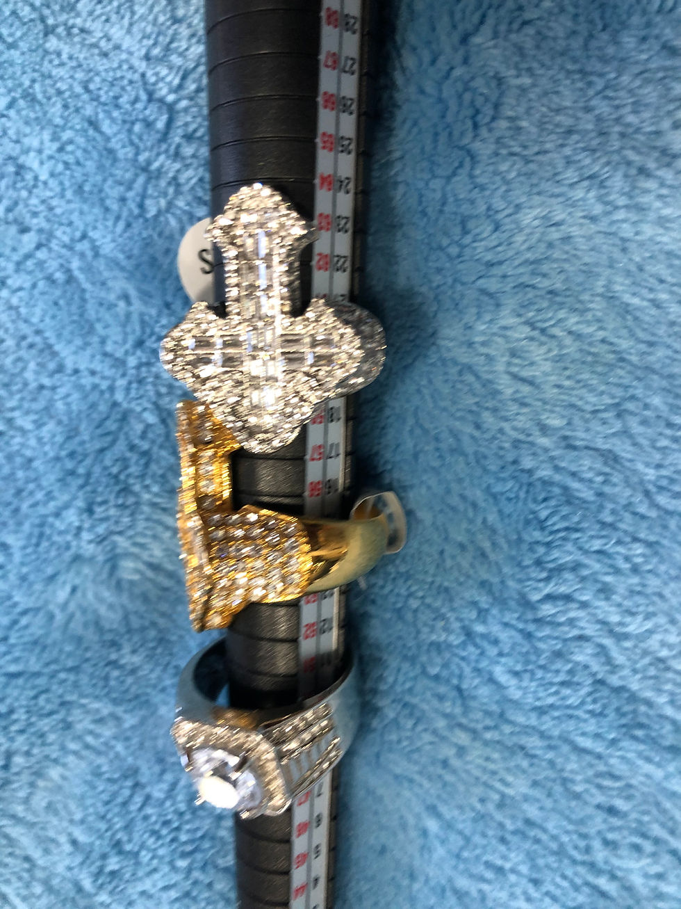Thumbnail: Gold or Silver Cross and Pinky ring