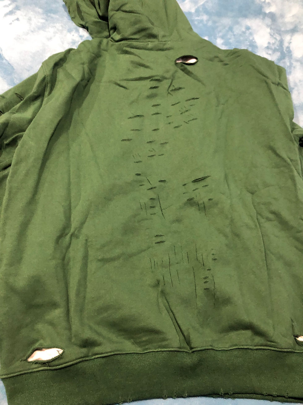 Thumbnail: Green Balenciaga hoodie.    large  only