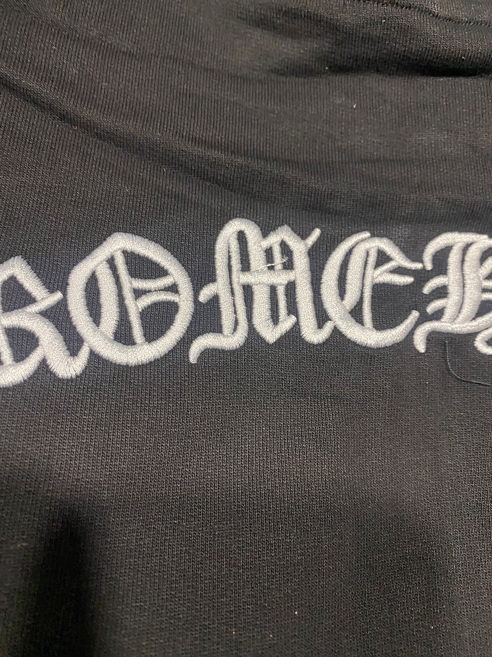 Thumbnail: CHROME HEARTS HOODIES.  black back in stock