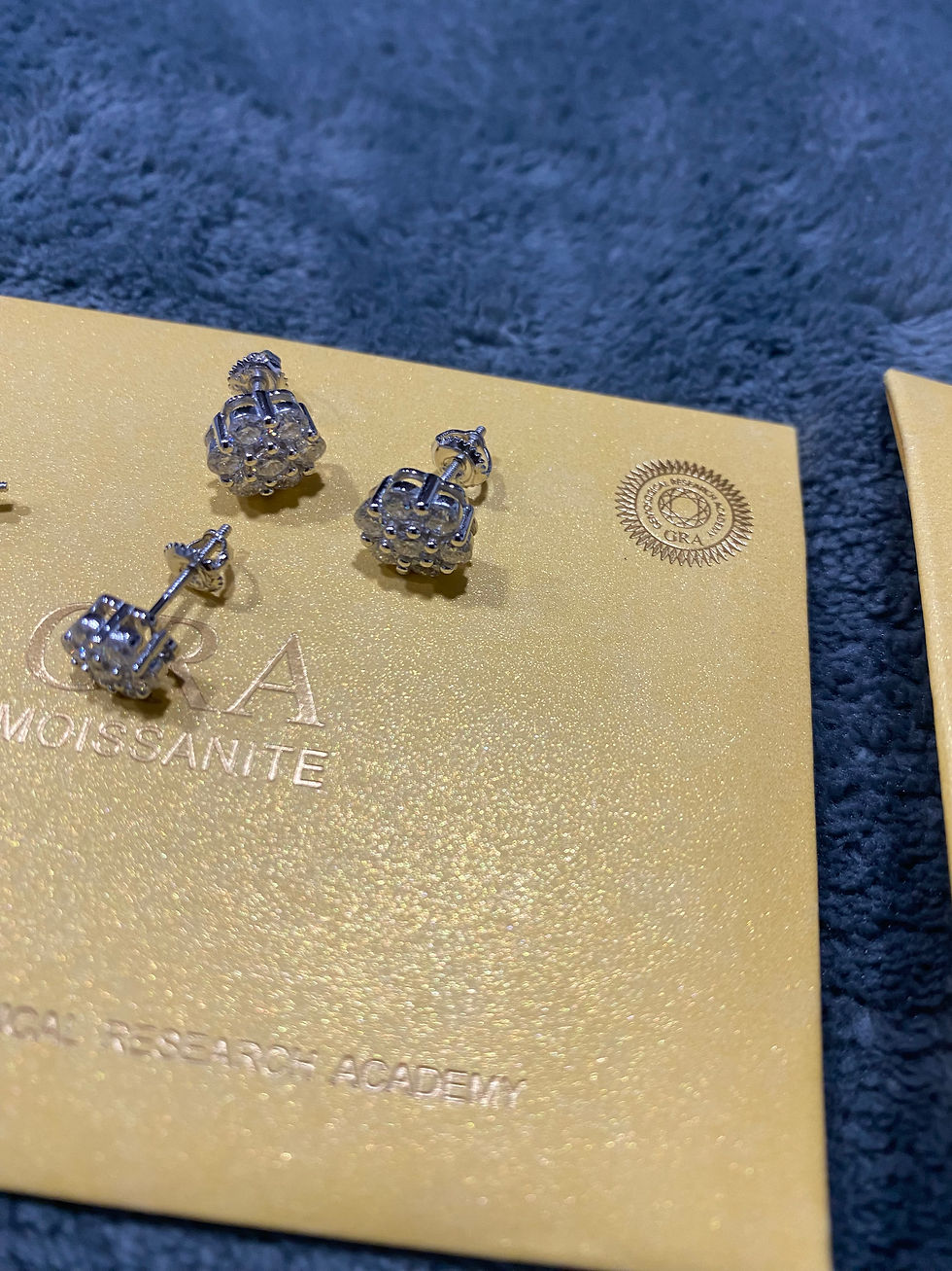 Thumbnail: Moisanite round clusters.  6mm,7.2mm,9mm,