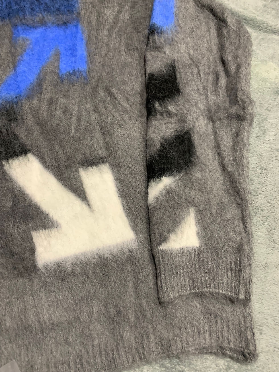 Thumbnail: Off White sweater.   THEY RUN BIG!!!   ALMOST SOLD OUT