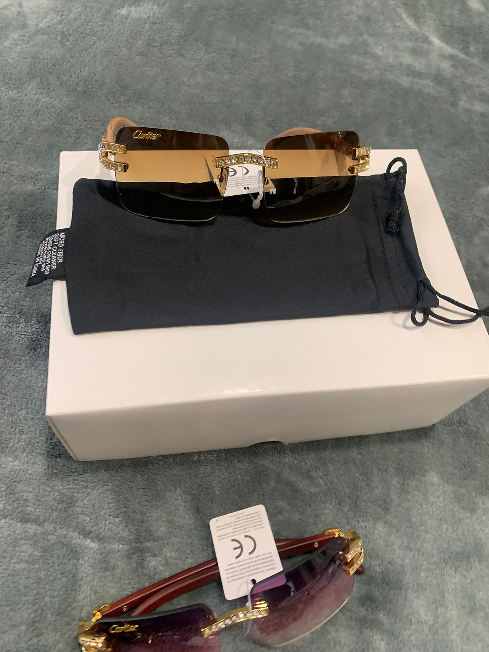 Thumbnail: Diamond Cartier sunglasses