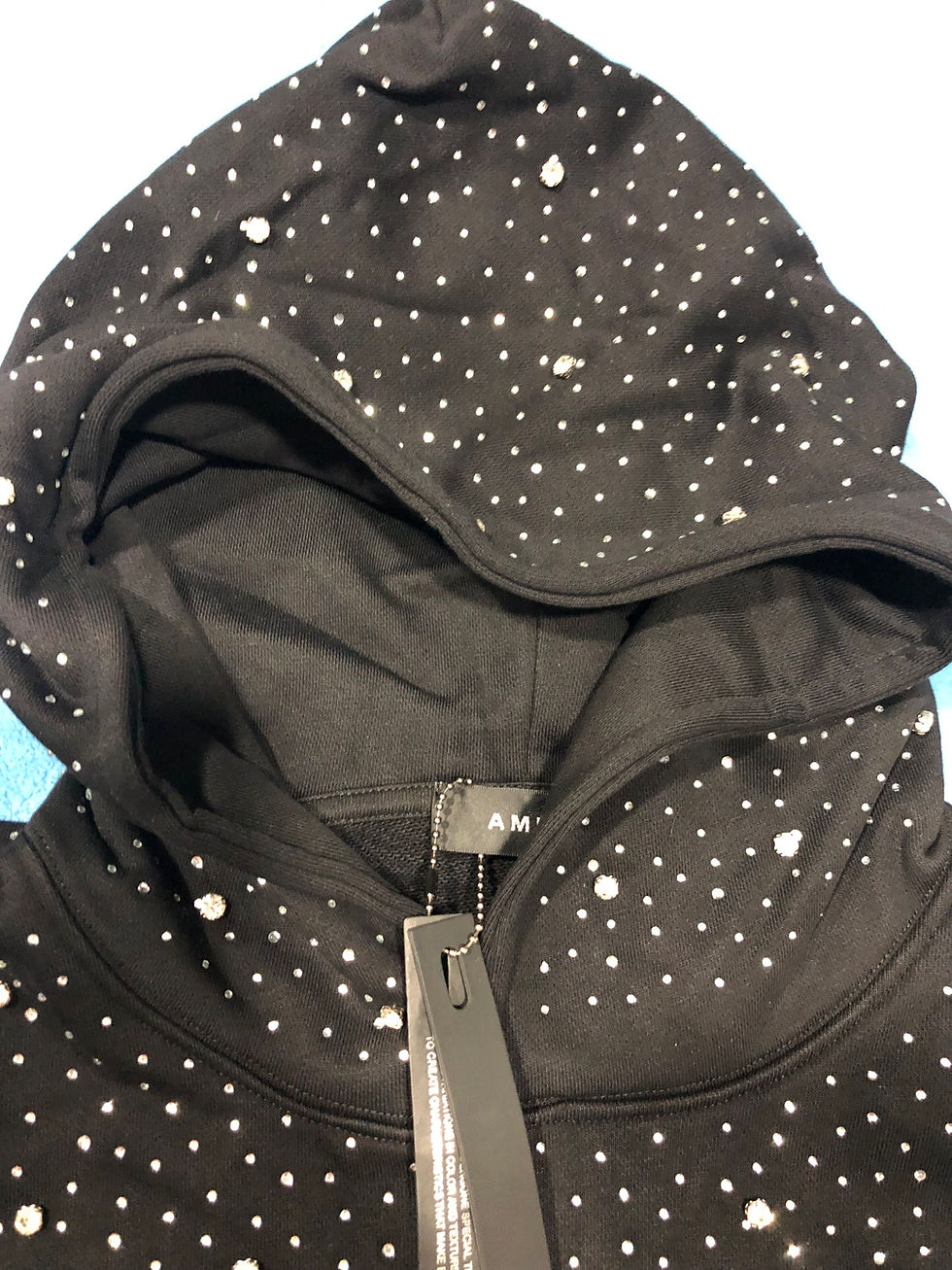 Thumbnail: Amiri Diamond Hoodie.    very nice detail
