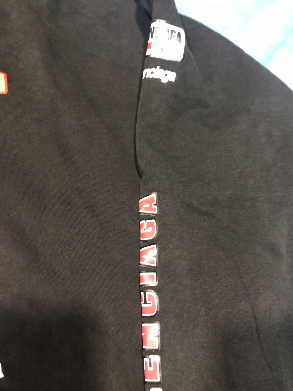 Thumbnail: Black Balenciaga hoodie. XL ONLY!!!