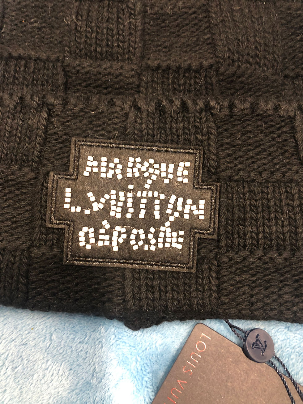 Thumbnail: Grey or black knit hats.