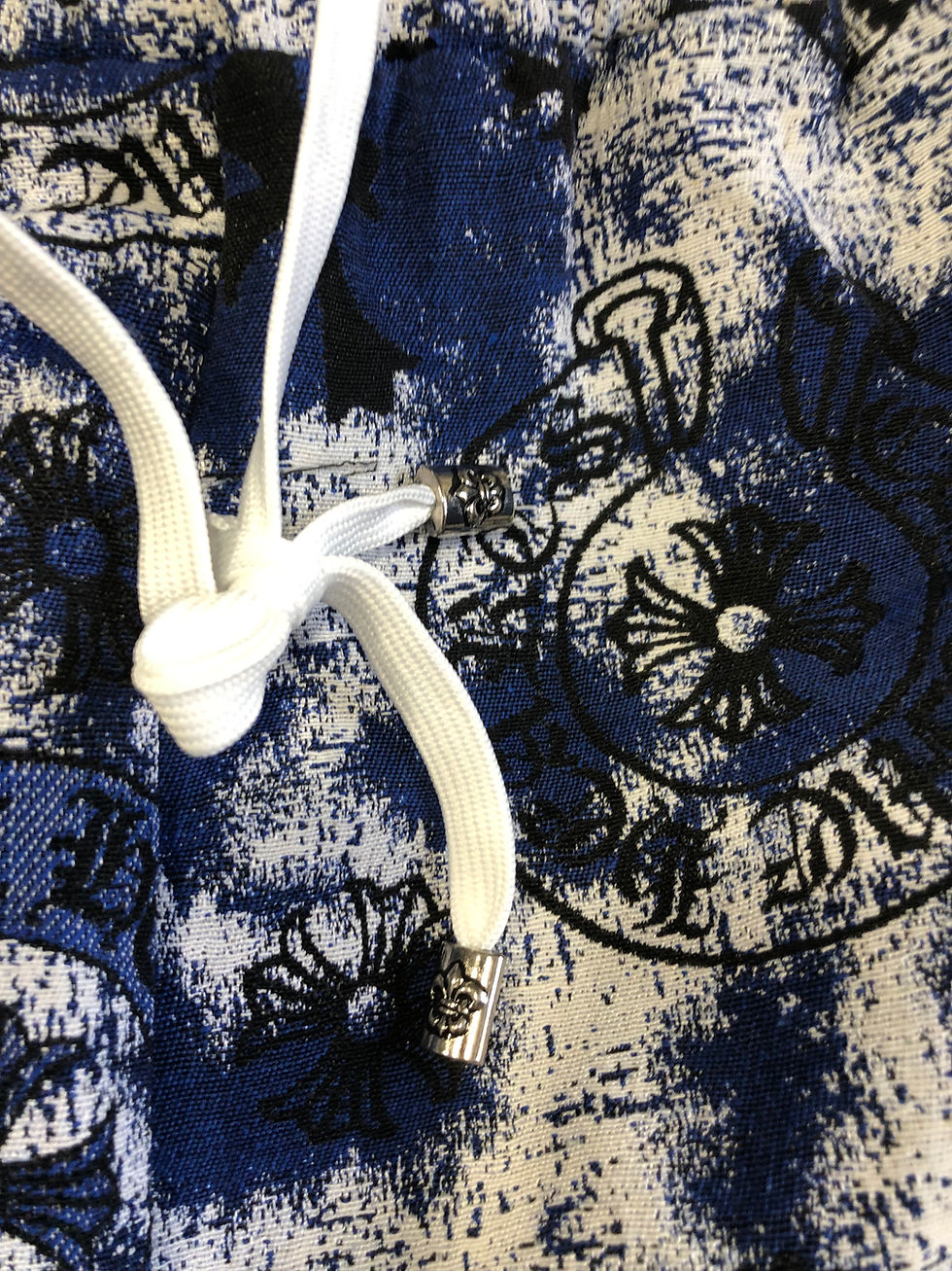 Thumbnail: Blue Chrome Hearts shorts.  xl ,med only.