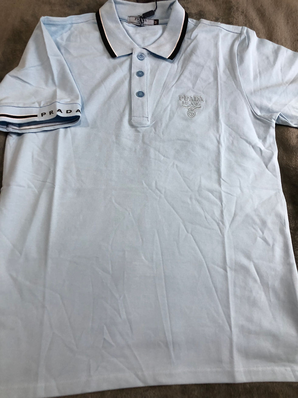 Thumbnail: Sky blue Prada polo   s,m,l,xl,