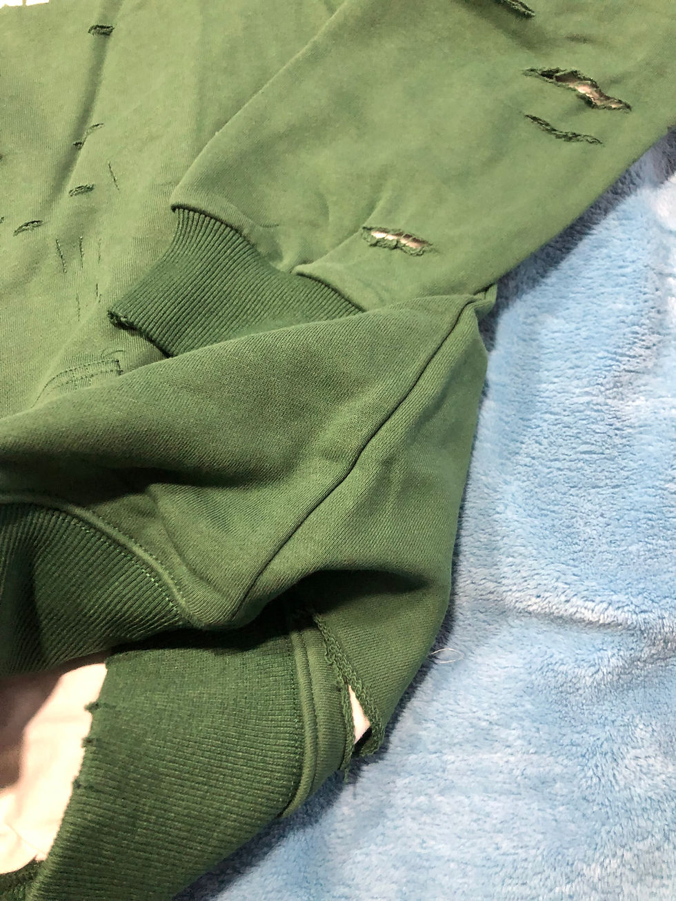 Thumbnail: Green Balenciaga hoodie.    large  only