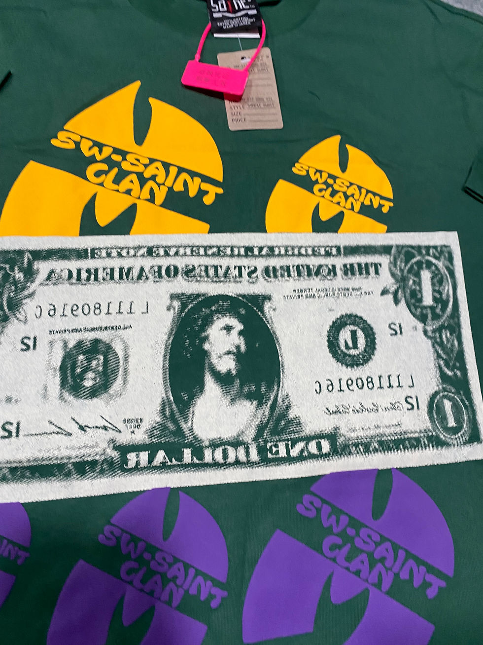 Thumbnail: Saint Wu Tang tee.    s,m,l,xl,