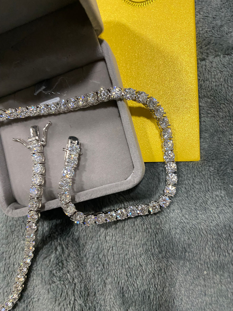 Thumbnail: 5MM Moisannite  chain.  18inches