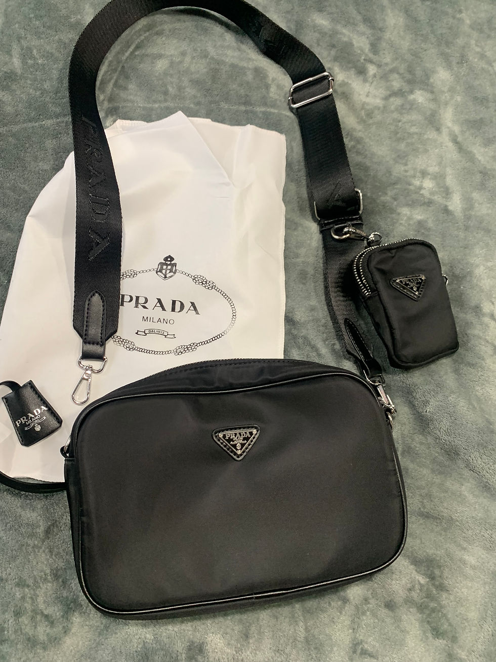 Thumbnail: BLACK PRADA CROSSBODY