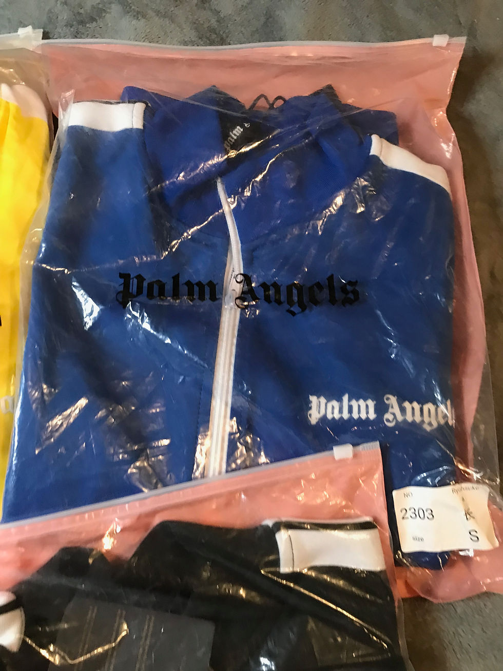 Palm Angels sweat suit. blue Medium only!!!