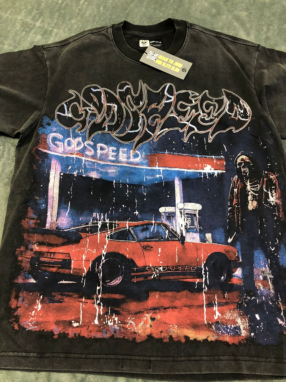 Thumbnail: Godspeed tee.  #21.  m,l,xl,