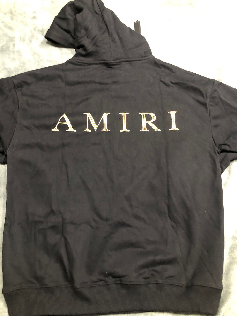 Thumbnail: Amiri gold logo hoodie.     s,m,l,xl,