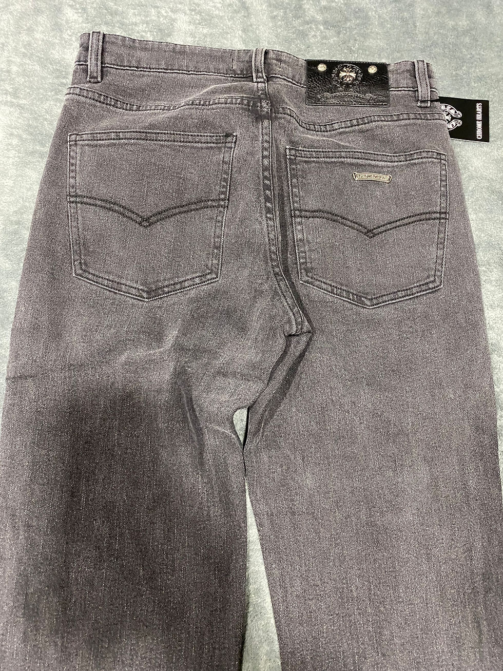 Thumbnail: Black Chrome Hearts jeans.32,34
