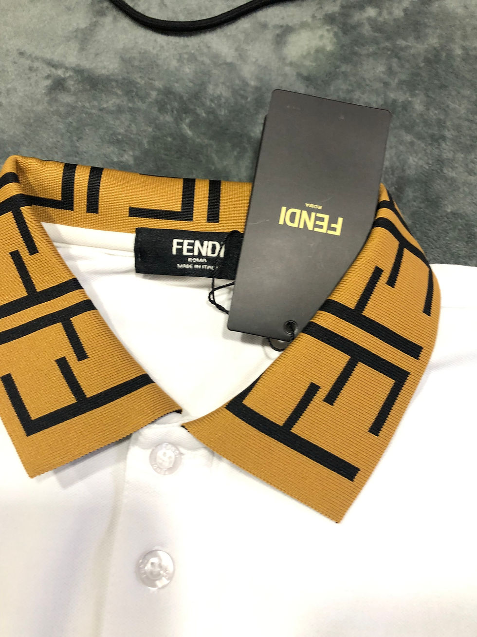Thumbnail: Black or White FF Polo shirt.     s,m,l,xl,
