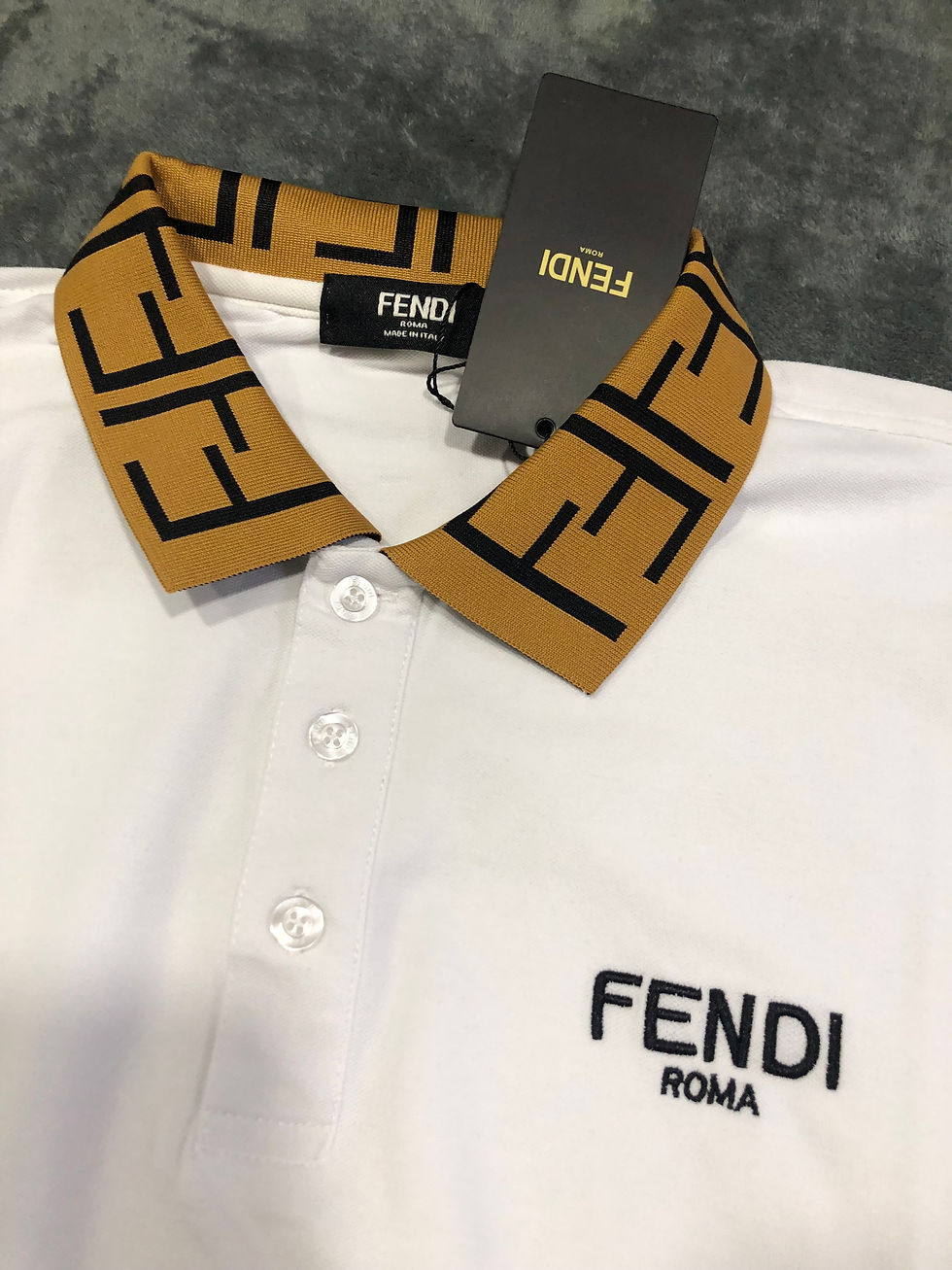 Thumbnail: Black or White FF Polo shirt.     s,m,l,xl,