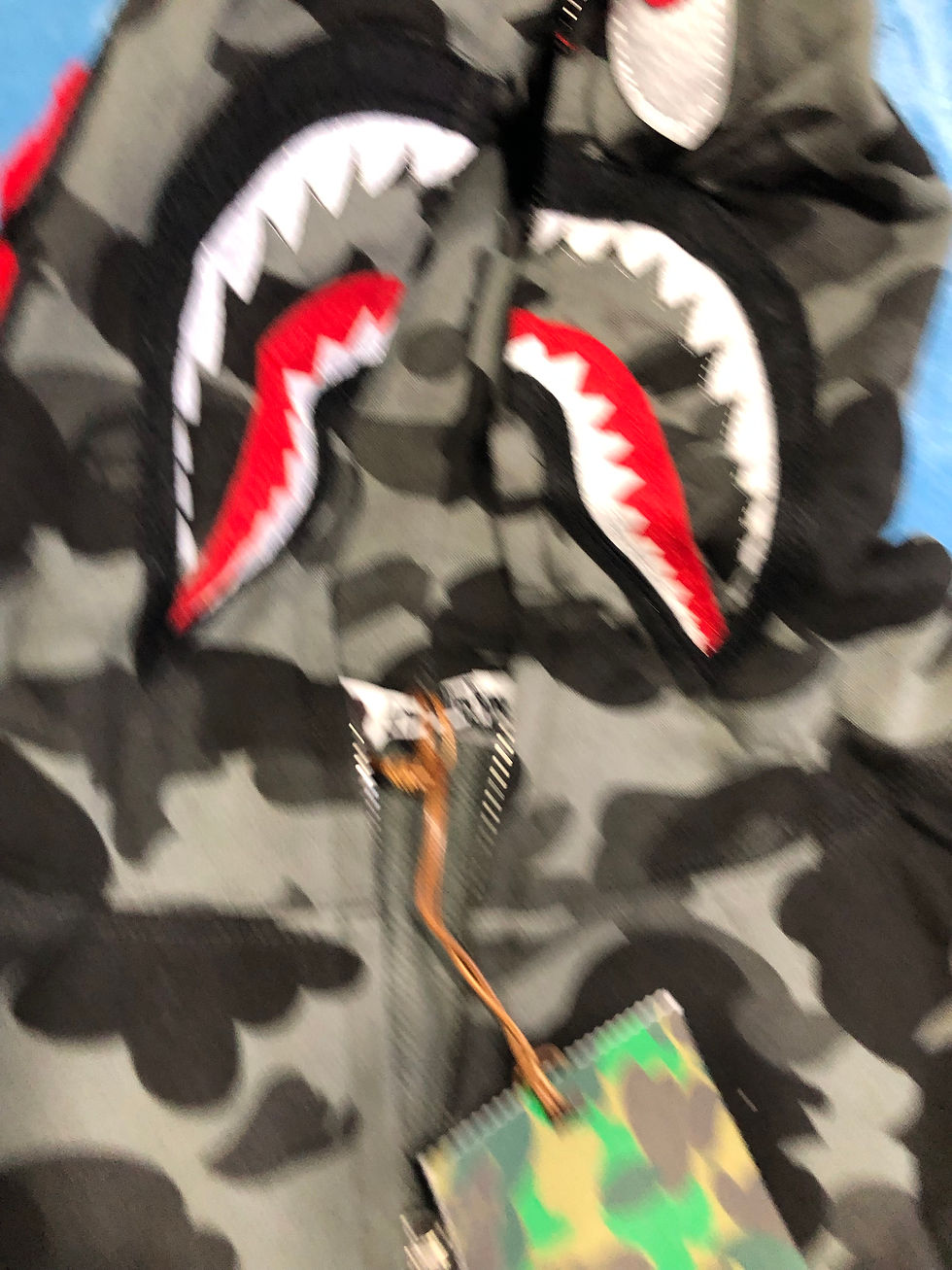 Thumbnail: black Bape hoodie.   very limited