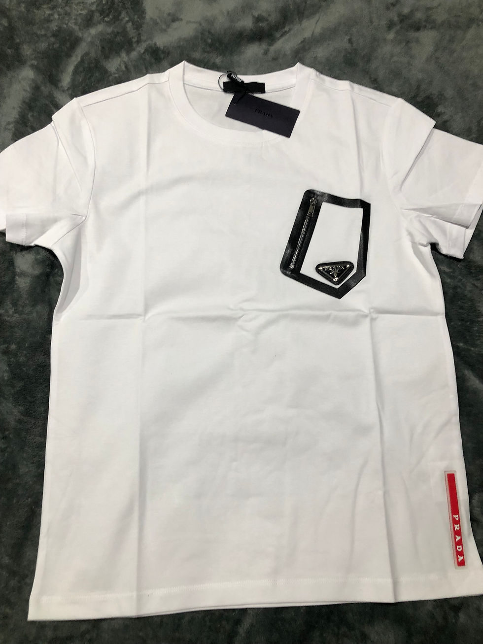 Thumbnail: black or white Prada tees.        S,m,l,xl
