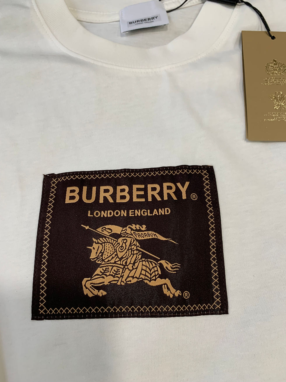 Thumbnail: White Bur shirt.        s,m,l,xl