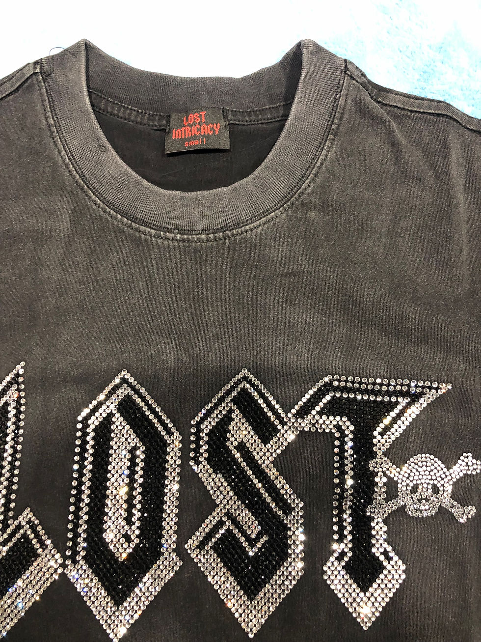 Thumbnail: BLACK OR ORANGE LOST INTRICACY TEES