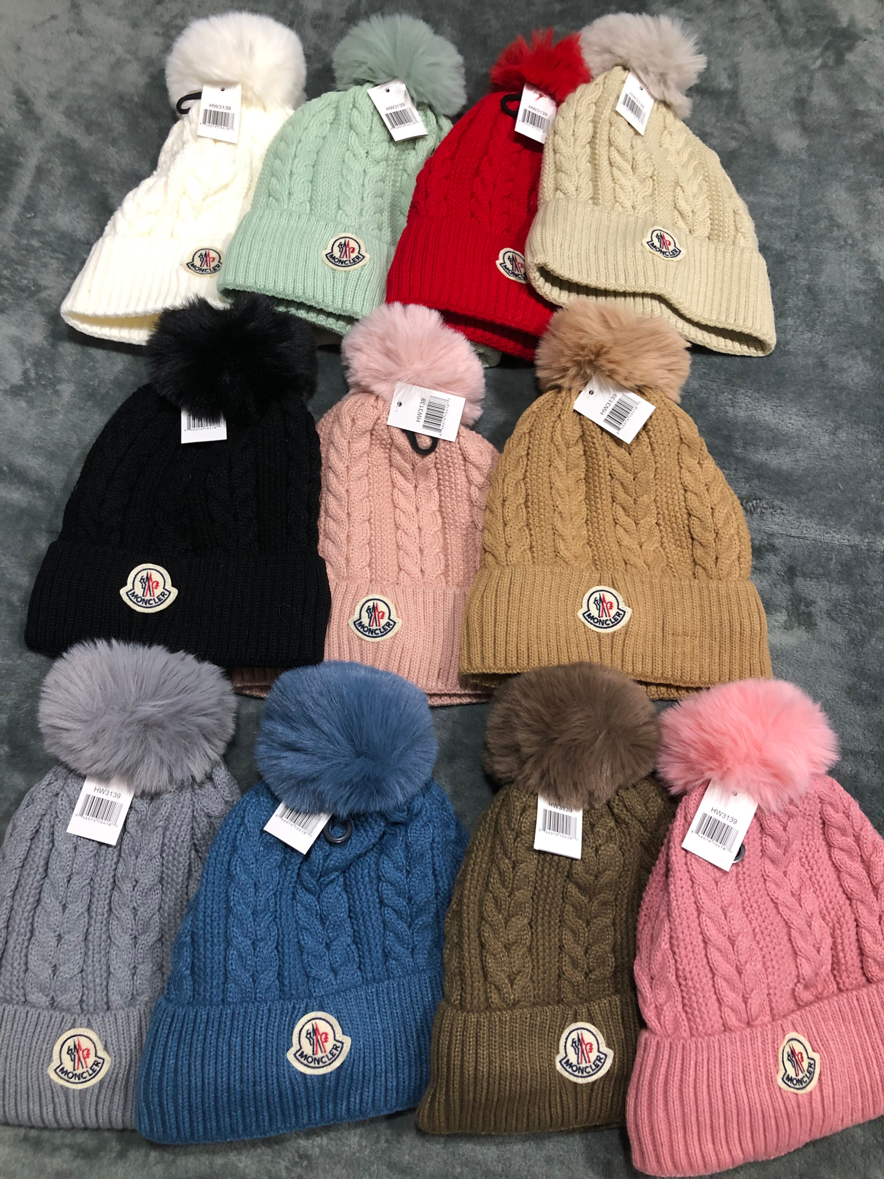 Moncler pom pom hat. pick one