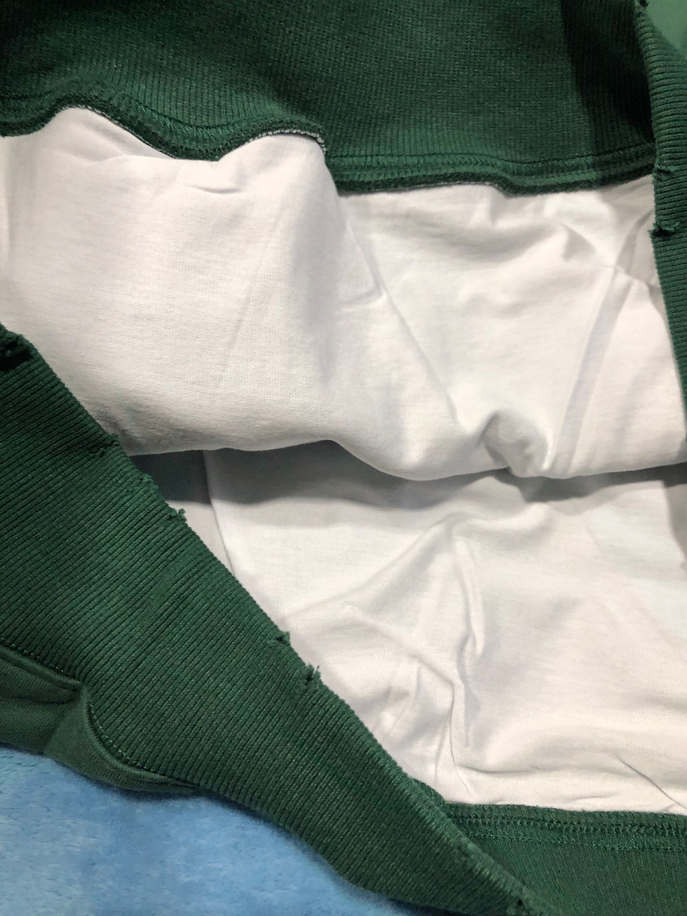 Thumbnail: Green Balenciaga hoodie.    large  only