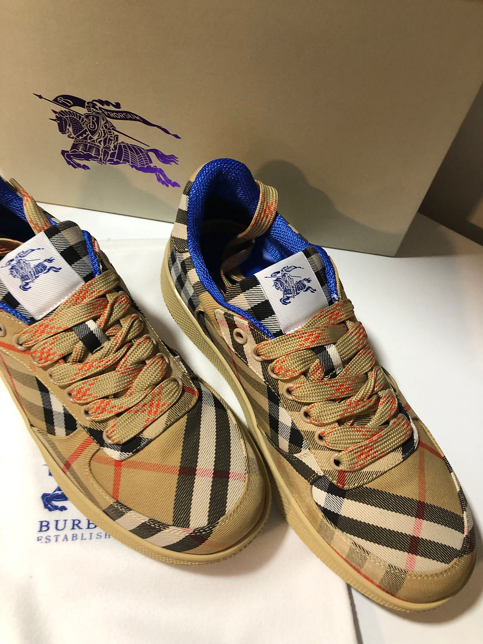 Thumbnail: Check Terrace sneakers.   ,44 only