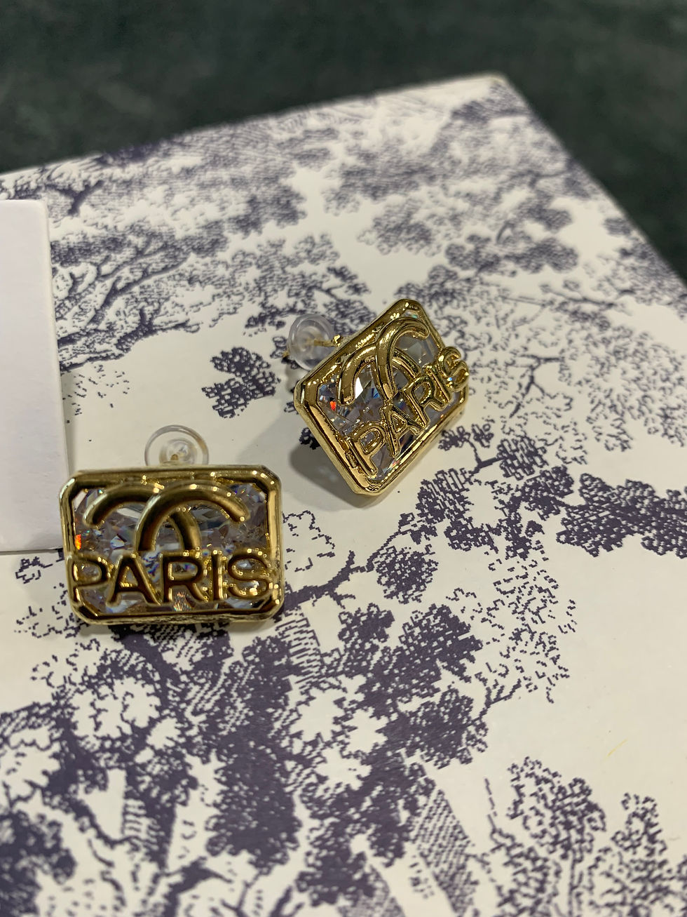 Thumbnail: earrings ysl or Paris