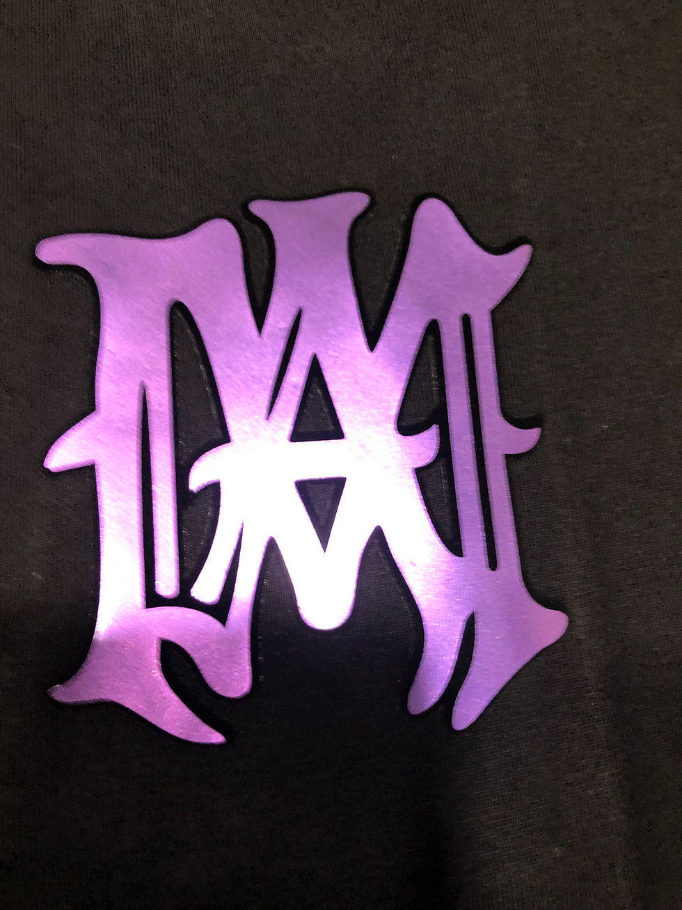 Thumbnail: Black and Purple Amiri tee.