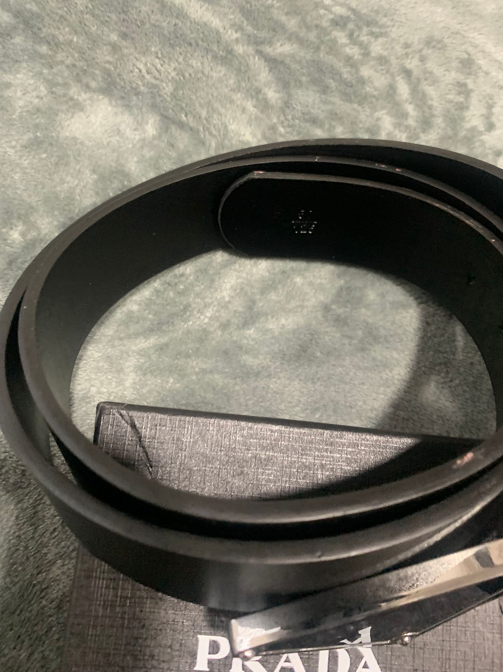 Thumbnail: Prada belts.silver or gold