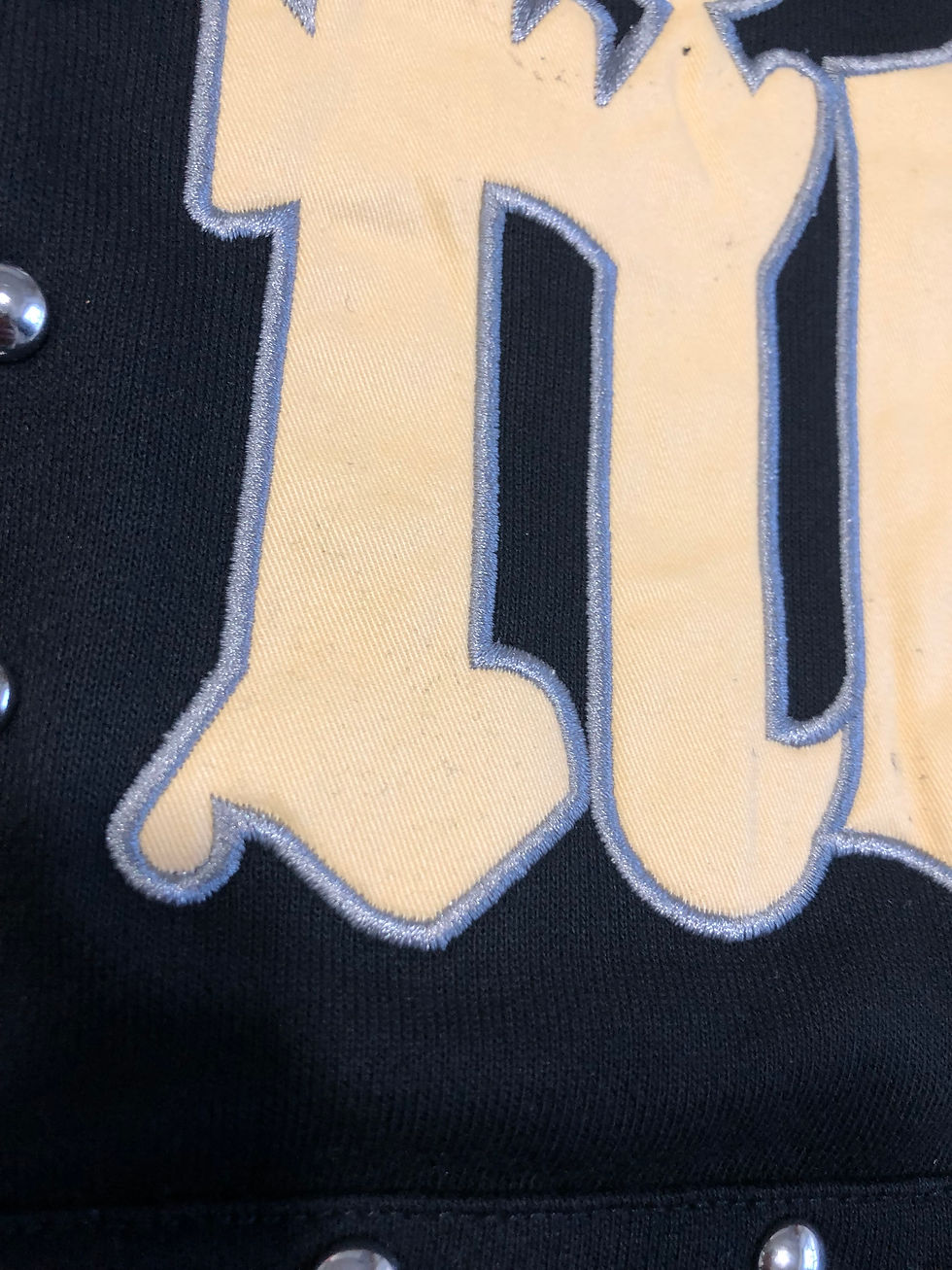 Thumbnail: Black studded Emotion Hoodie