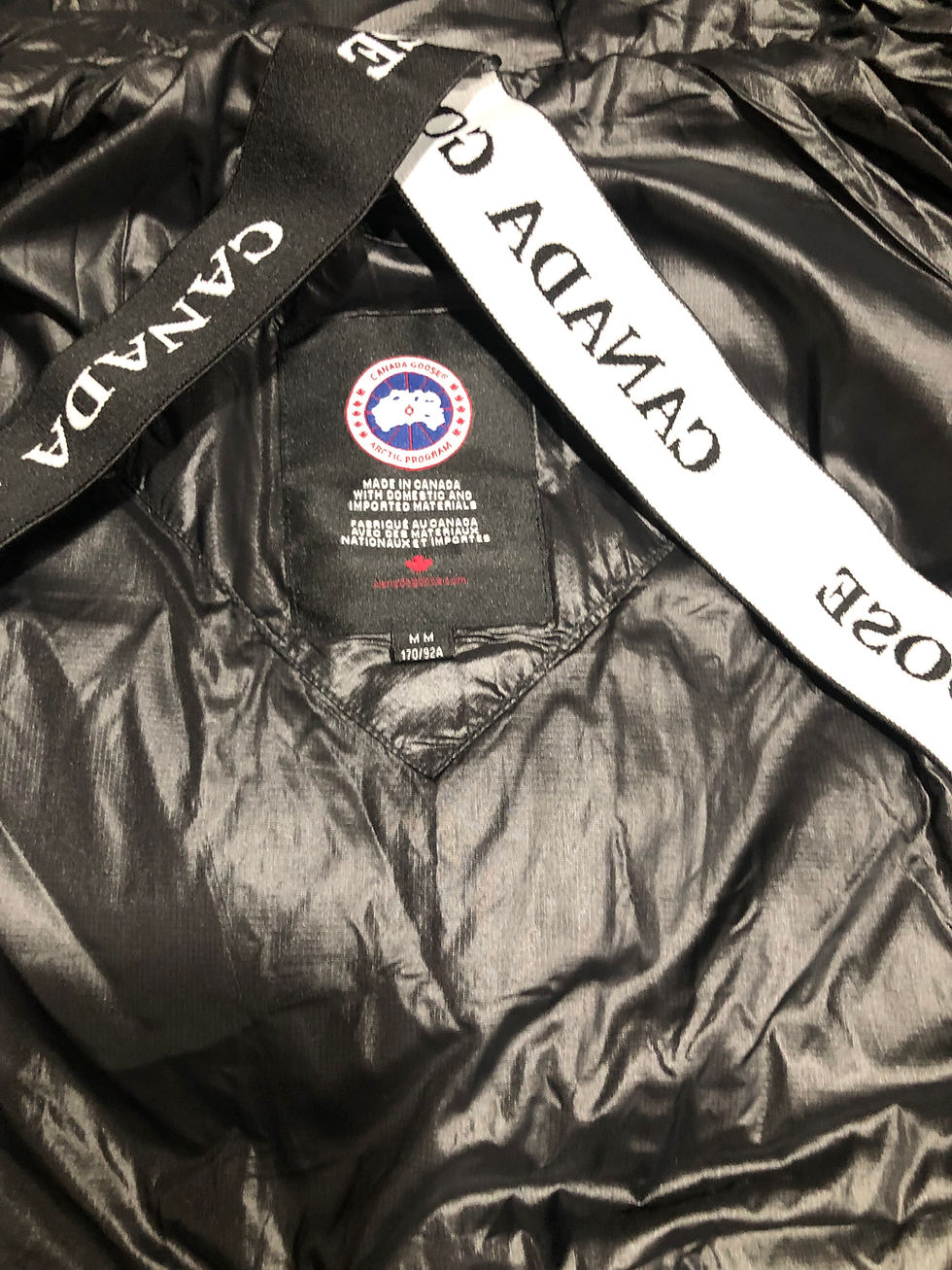 Thumbnail: Black Goose puffy.  ,xl,  almost sold out 