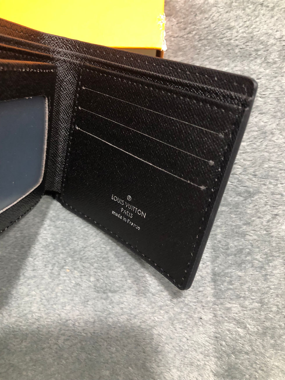 Thumbnail: Black Lv print wallet