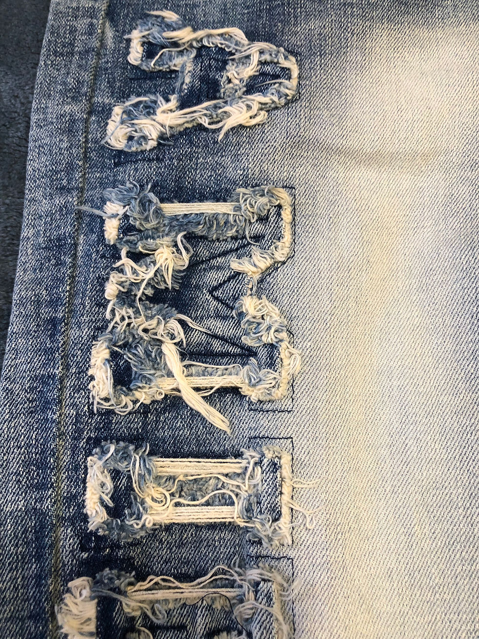 Thumbnail: Blue Amiri Jeans.  ,32,34, only