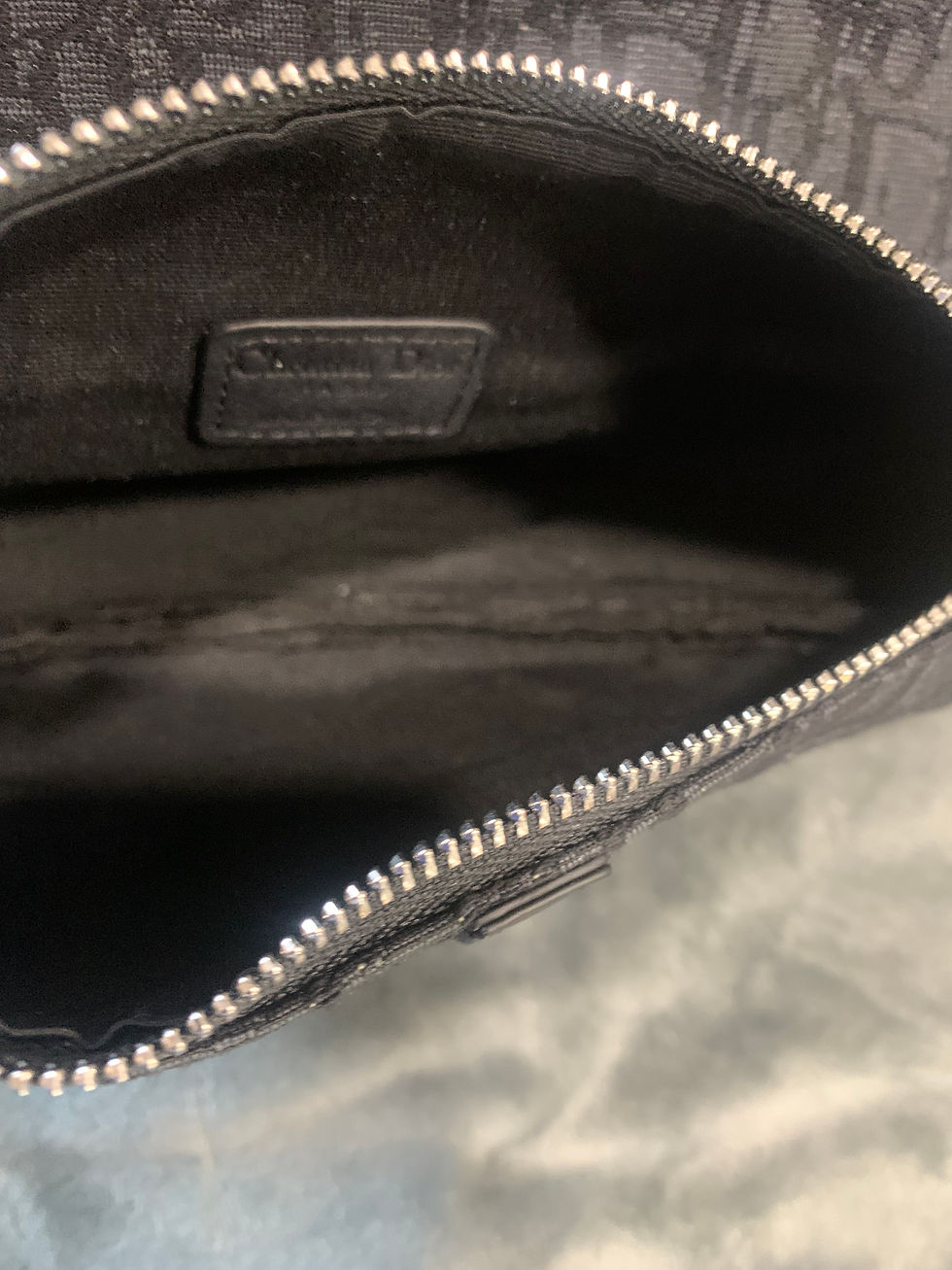 Thumbnail: Black Dior saddle bag