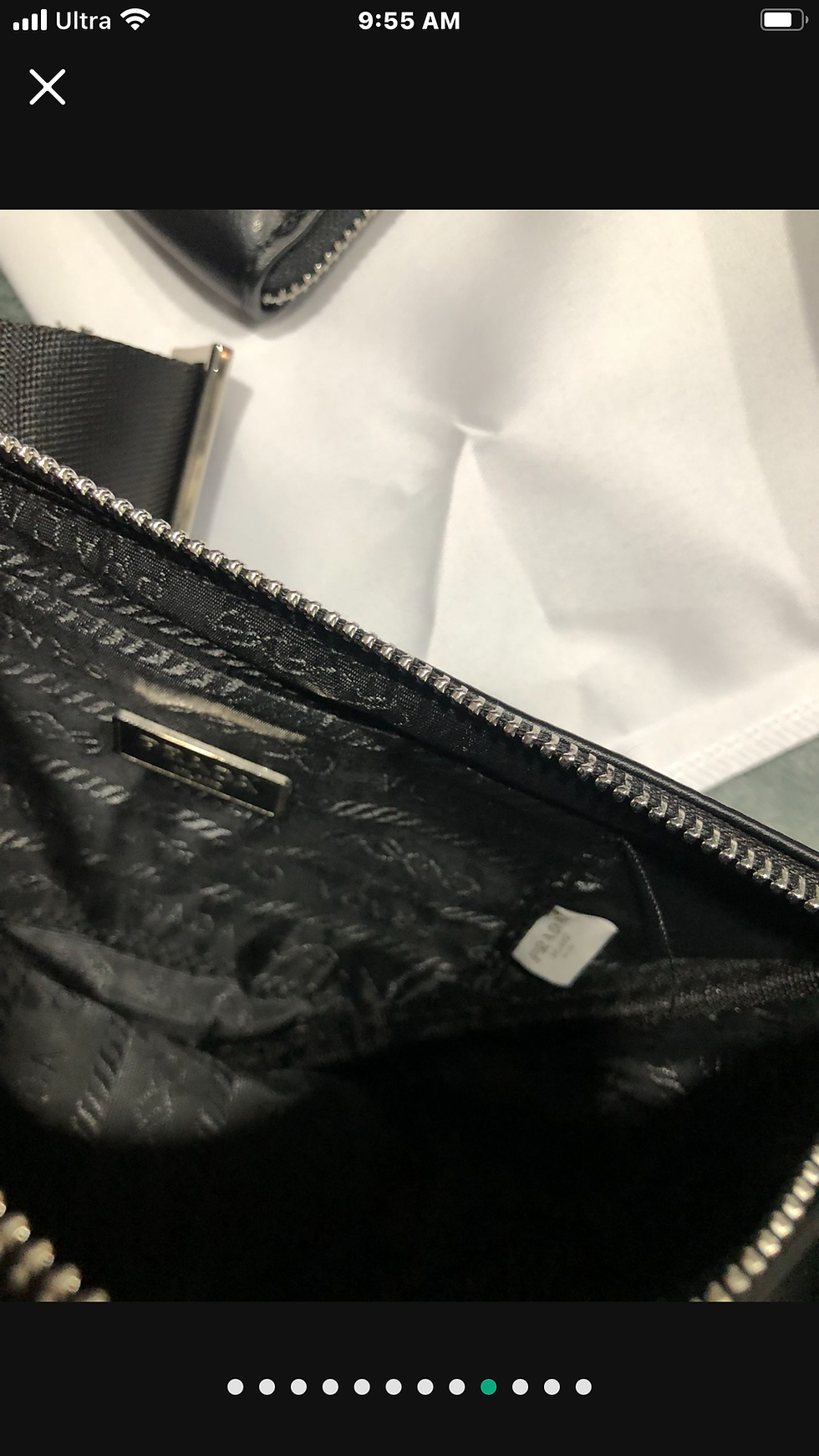 Thumbnail: Triangle shoulder bag.Prada