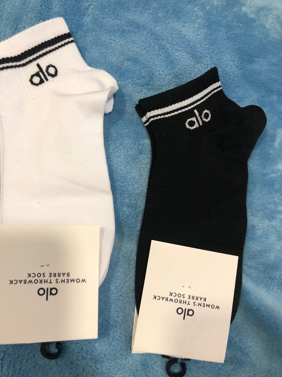 Thumbnail: Black or white Alo socks.     2 for $15