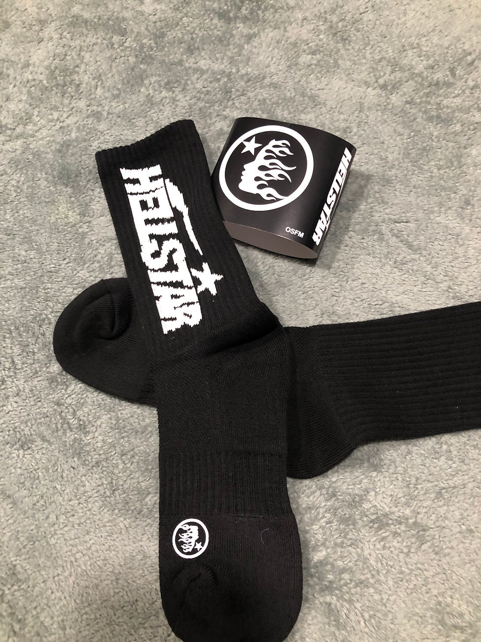 Thumbnail: Hellstar socks.  black or white