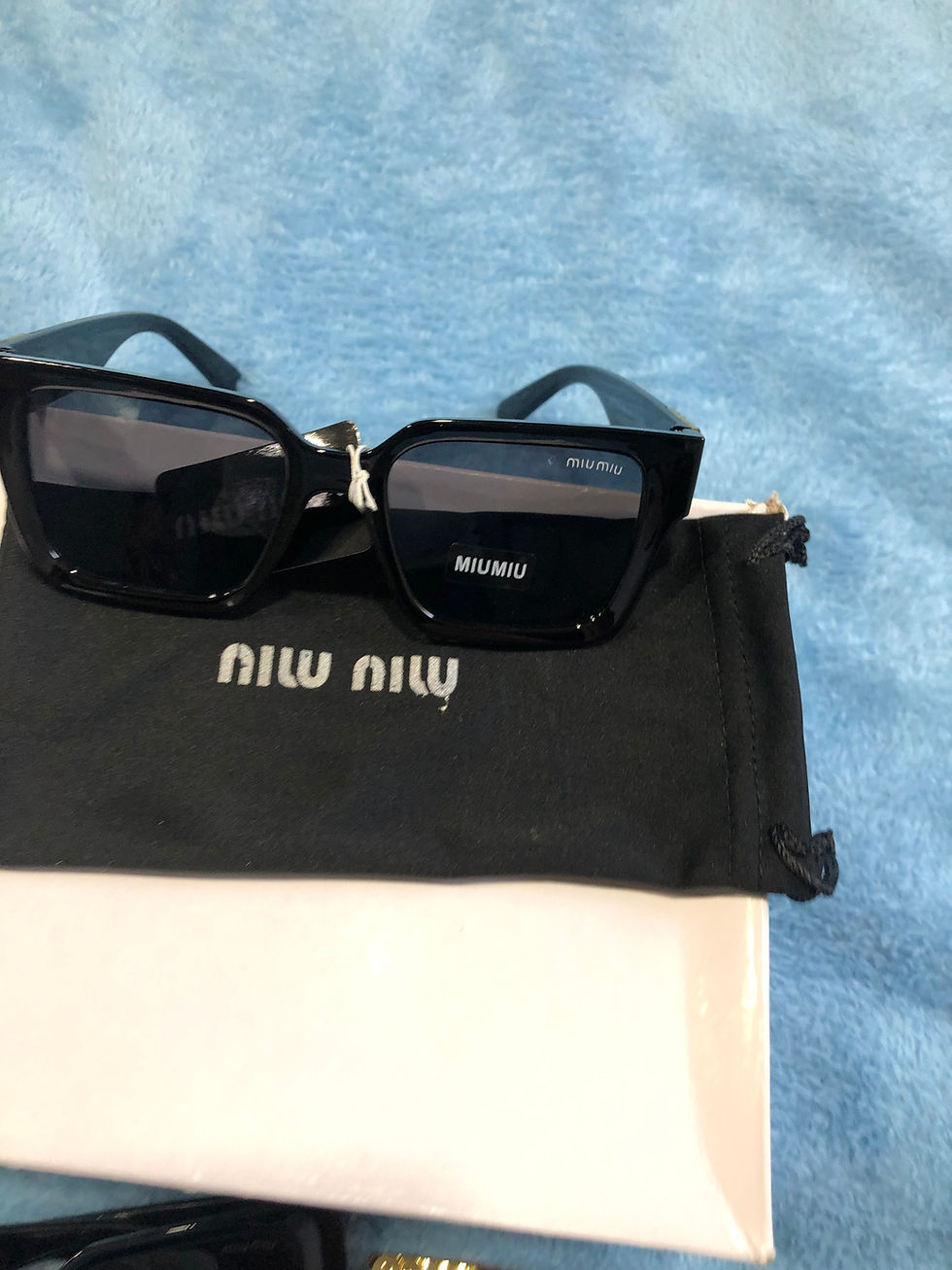 Thumbnail: Square Miu Miu sunglasses.  #8