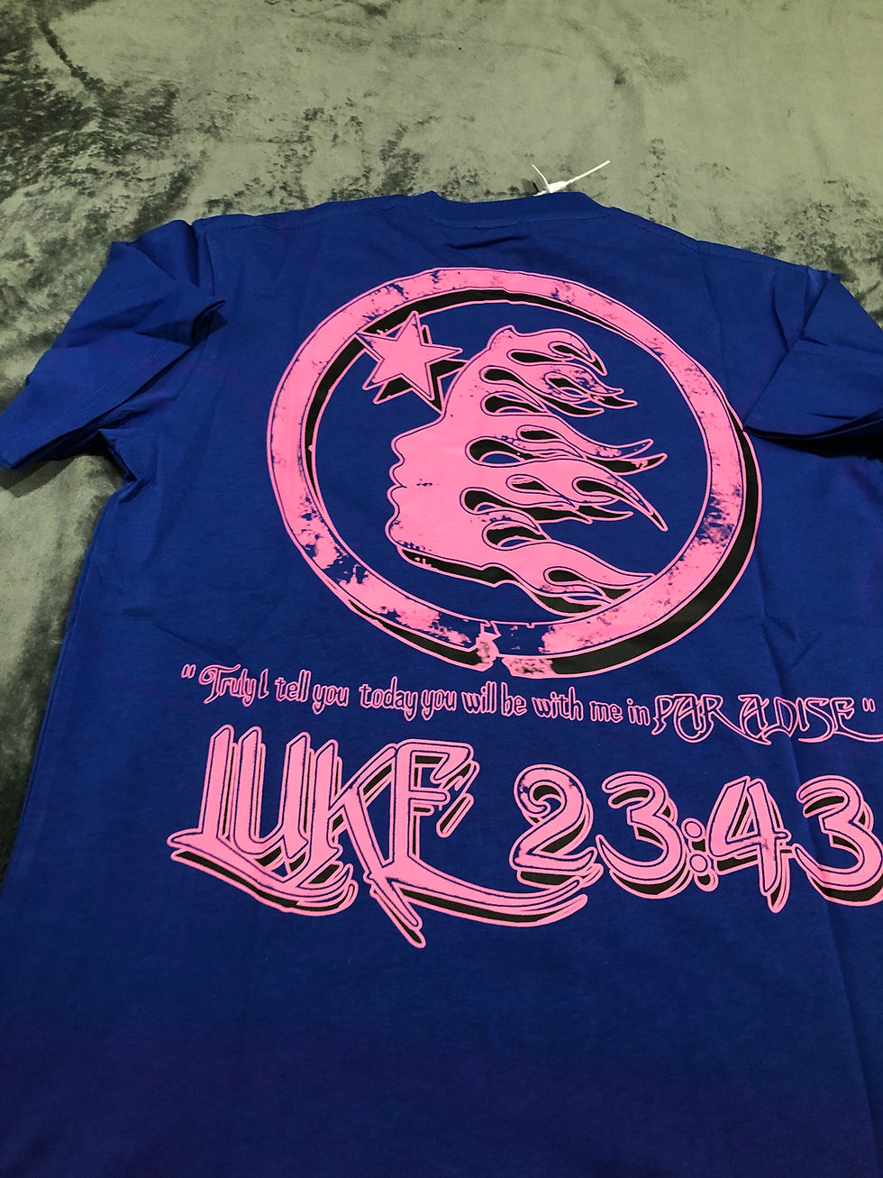 Thumbnail: Blue Jesus Hellstar tee    S,m,l,xl