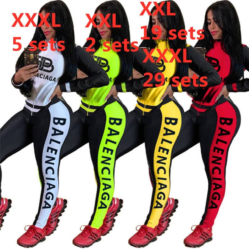 BALENCIAGA SWEATSUIT. yellow and green is only one left