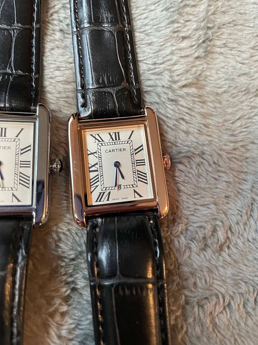 Thumbnail: Cartier Tank.   gold or silver